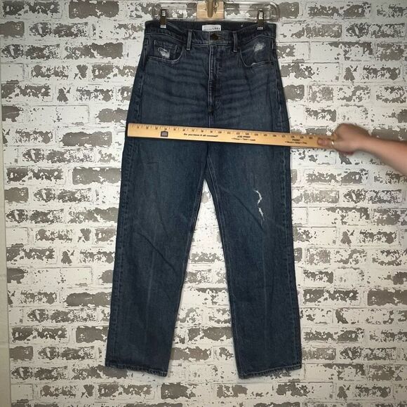 Loft | women distressed 90’s high waist straight denim - Picture 5 of 10
